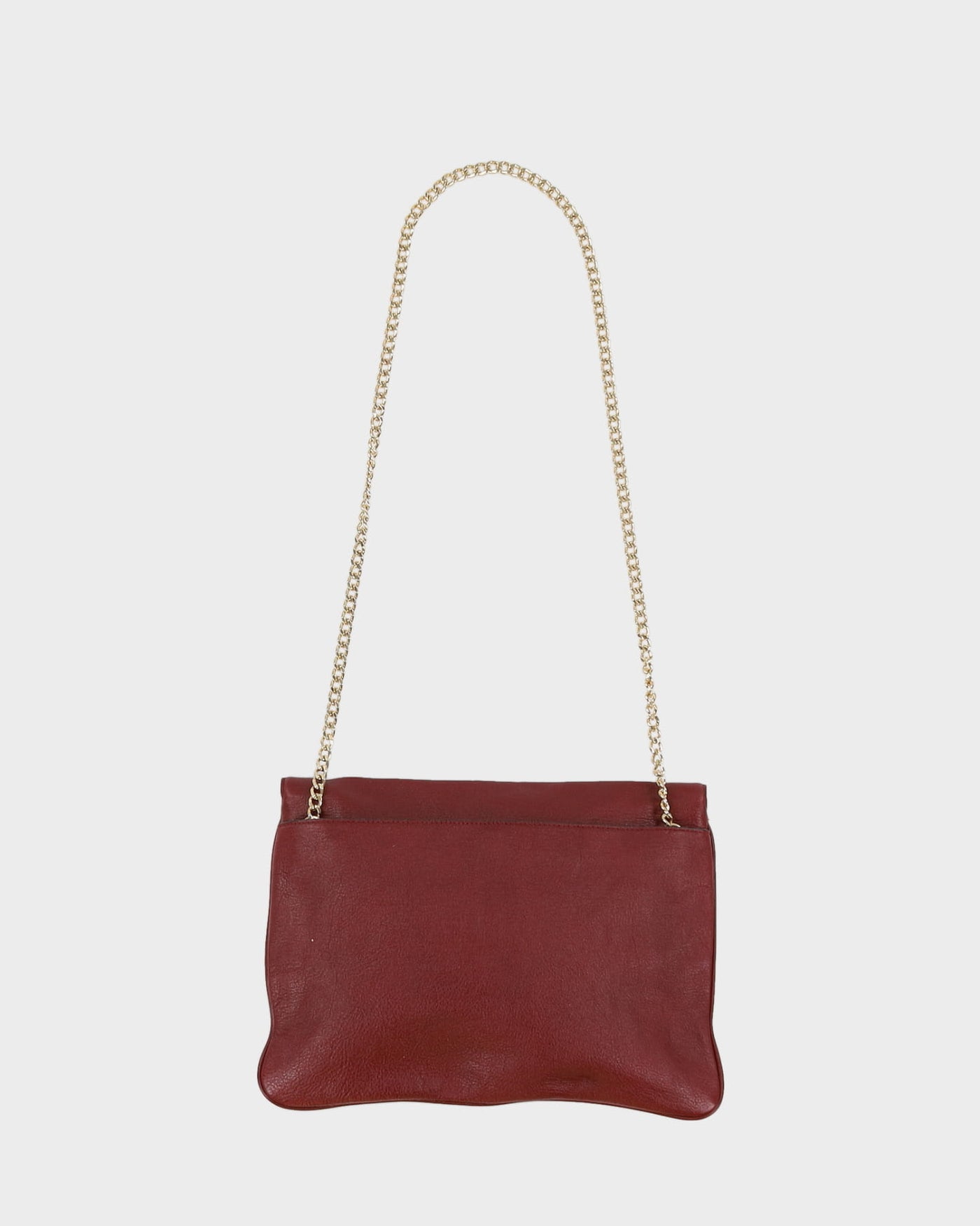 Michael Kors Burgundy Leather Shoulderbag - One Size