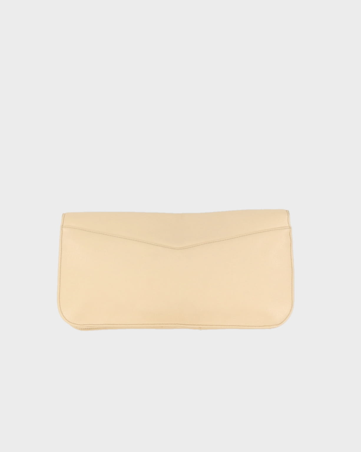 Marc Jacobs Cream Clutch Bag - One Size