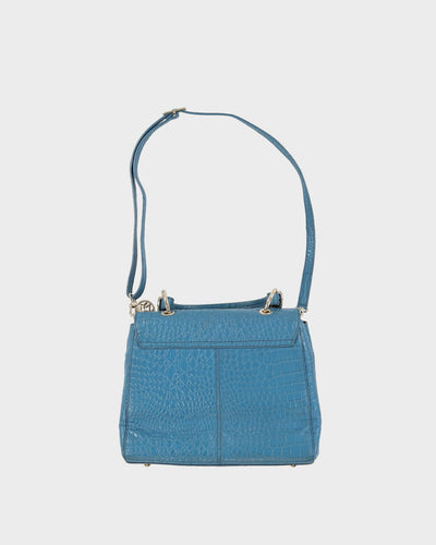 DKNY Blue Leather Handbag - One Size