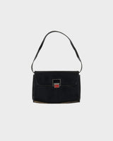 Salvatore Ferragamo Black Patent Handbag - One Size