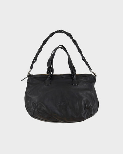 Loewe Black Leather Handbag - One Size