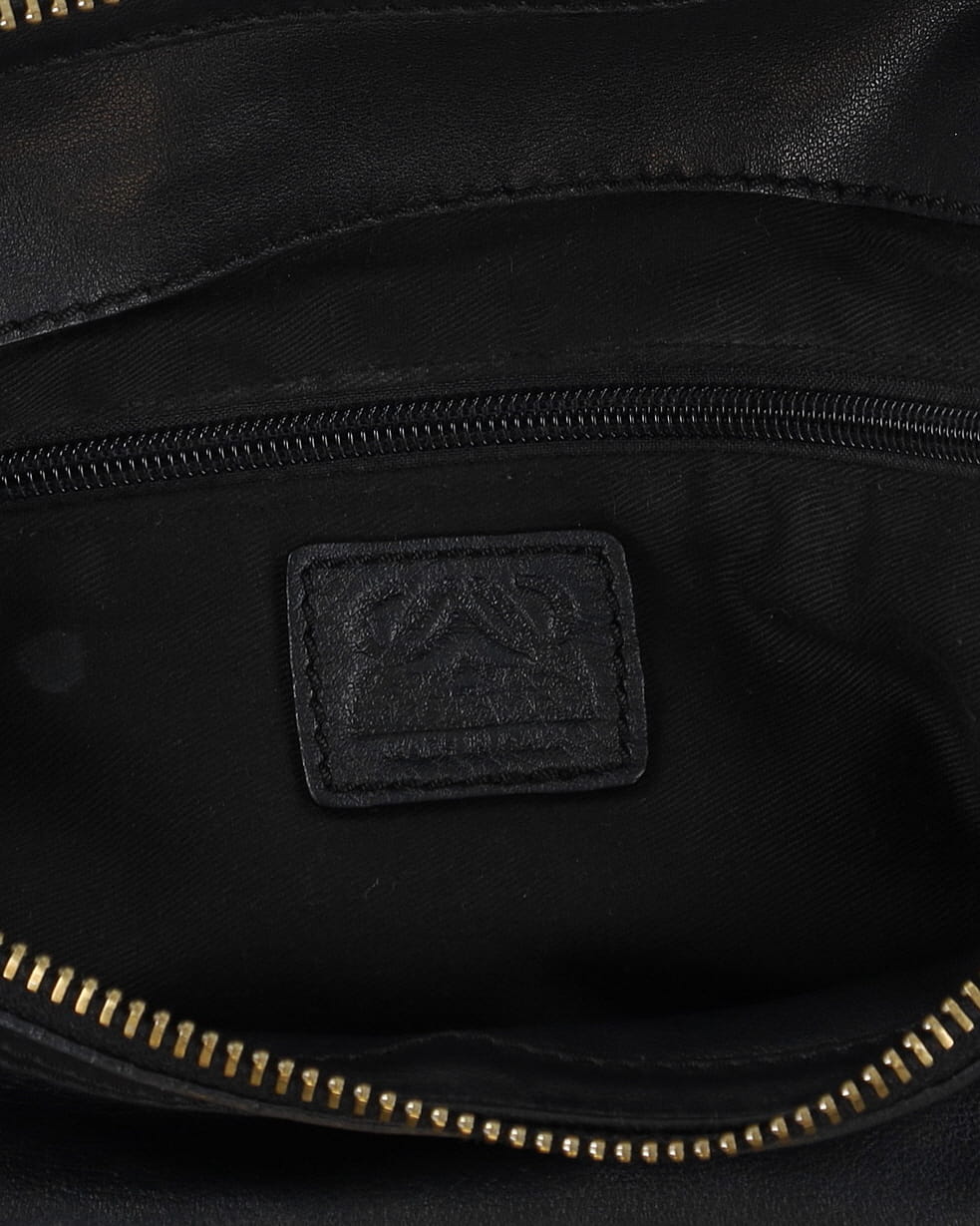Loewe Black Leather Handbag - One Size