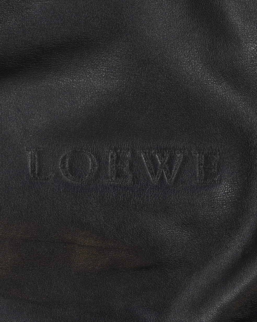 Loewe Black Leather Handbag - One Size