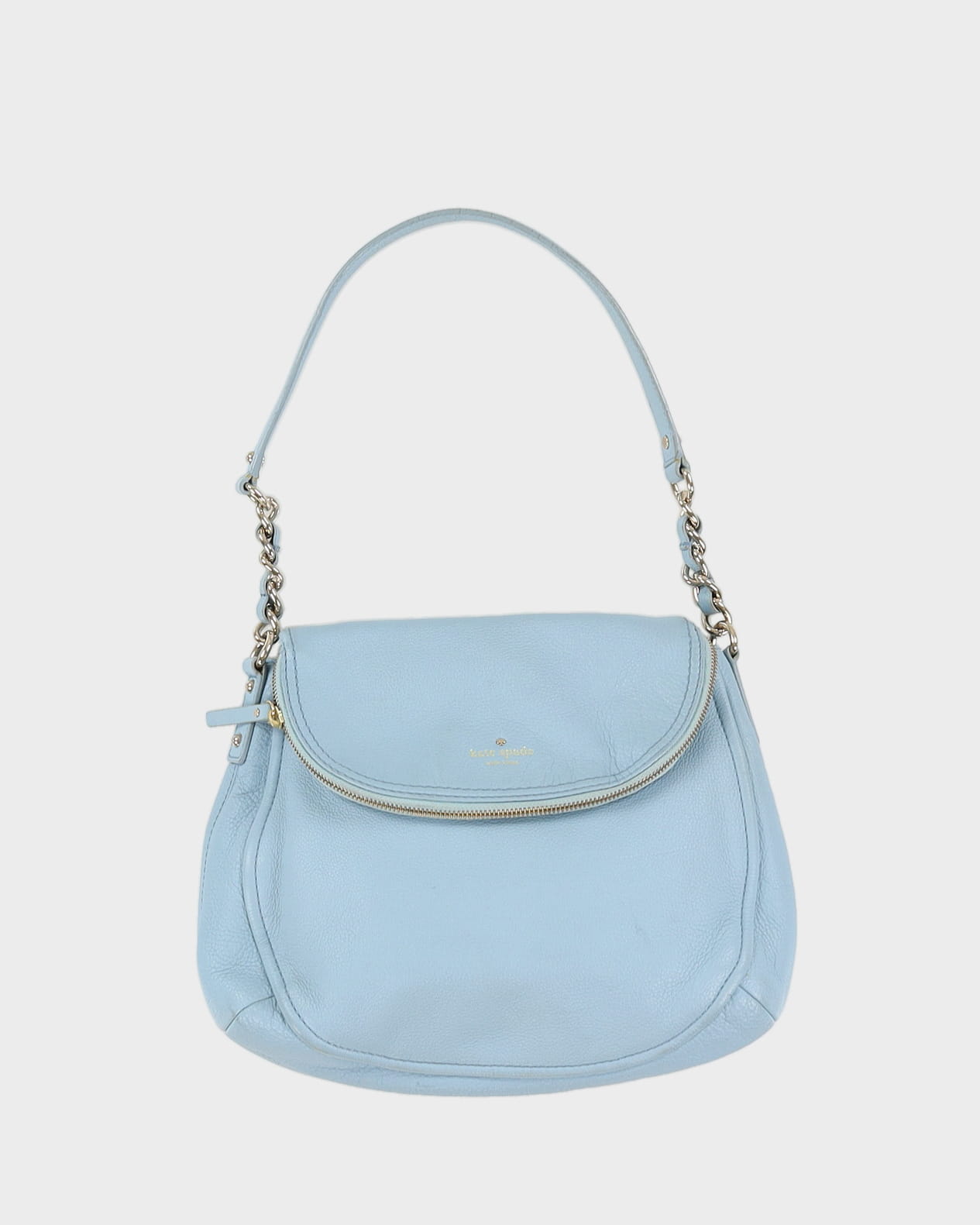 Kate Spade Blue Leather Handbag - One Size