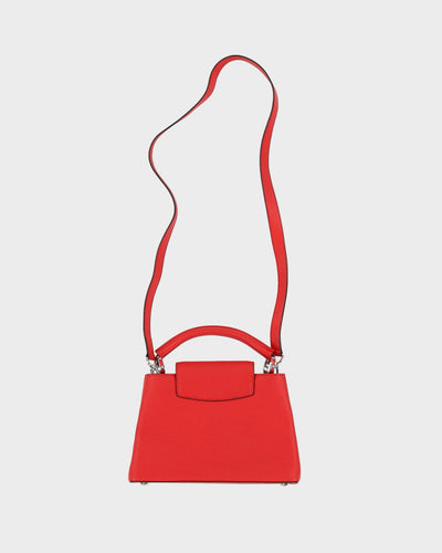 Louis Vuitton Capucines Red Leather Handbag - One Size