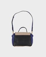 Marc By Marc Jacobs Blue Black Grey Leather Handbag - One Size