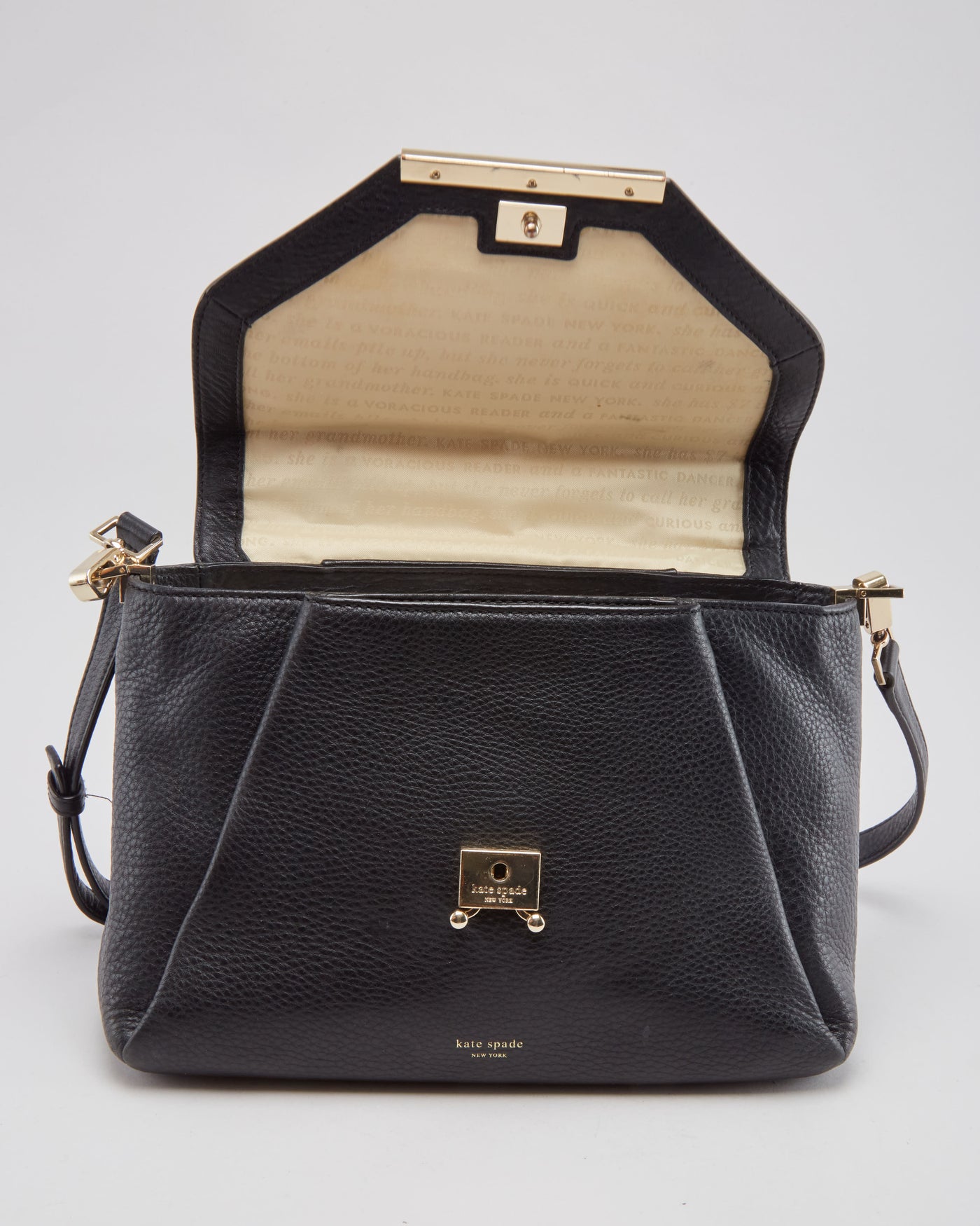 Kate Spade Black Leather Handbag