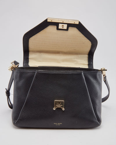 Kate Spade Black Leather Handbag