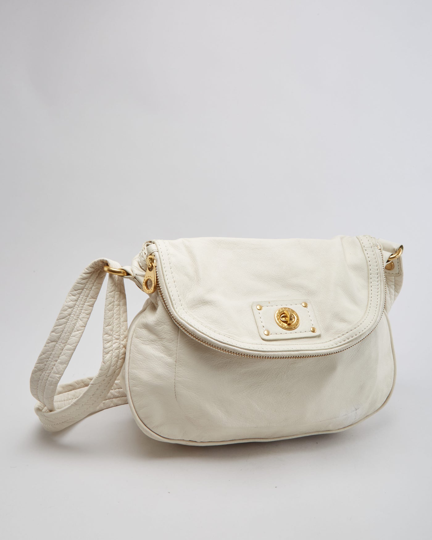 Marc By Marc Jacobs White Leather Handbag - One Size