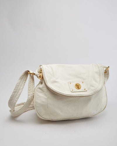 Marc By Marc Jacobs White Leather Handbag - One Size