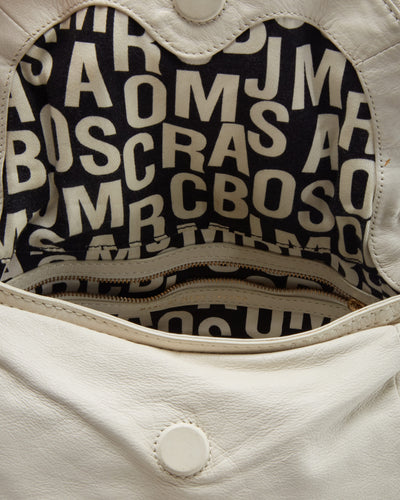 Marc By Marc Jacobs White Leather Handbag - One Size