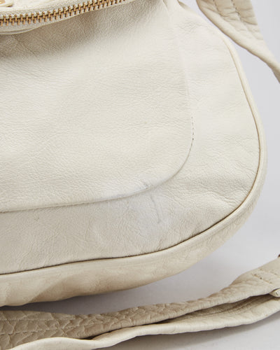 Marc By Marc Jacobs White Leather Handbag - One Size