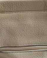 Pierre Cardin White Leather Handbag - One Size