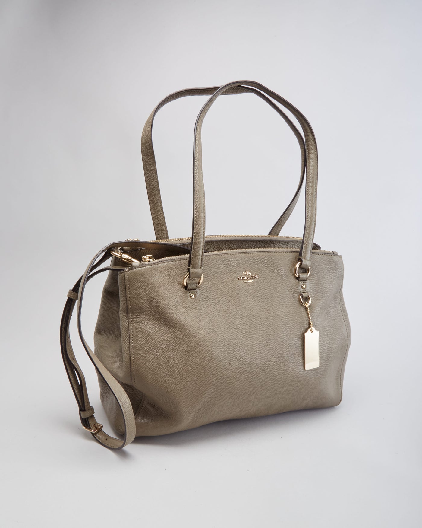 Coach Grey Handbag - One Size