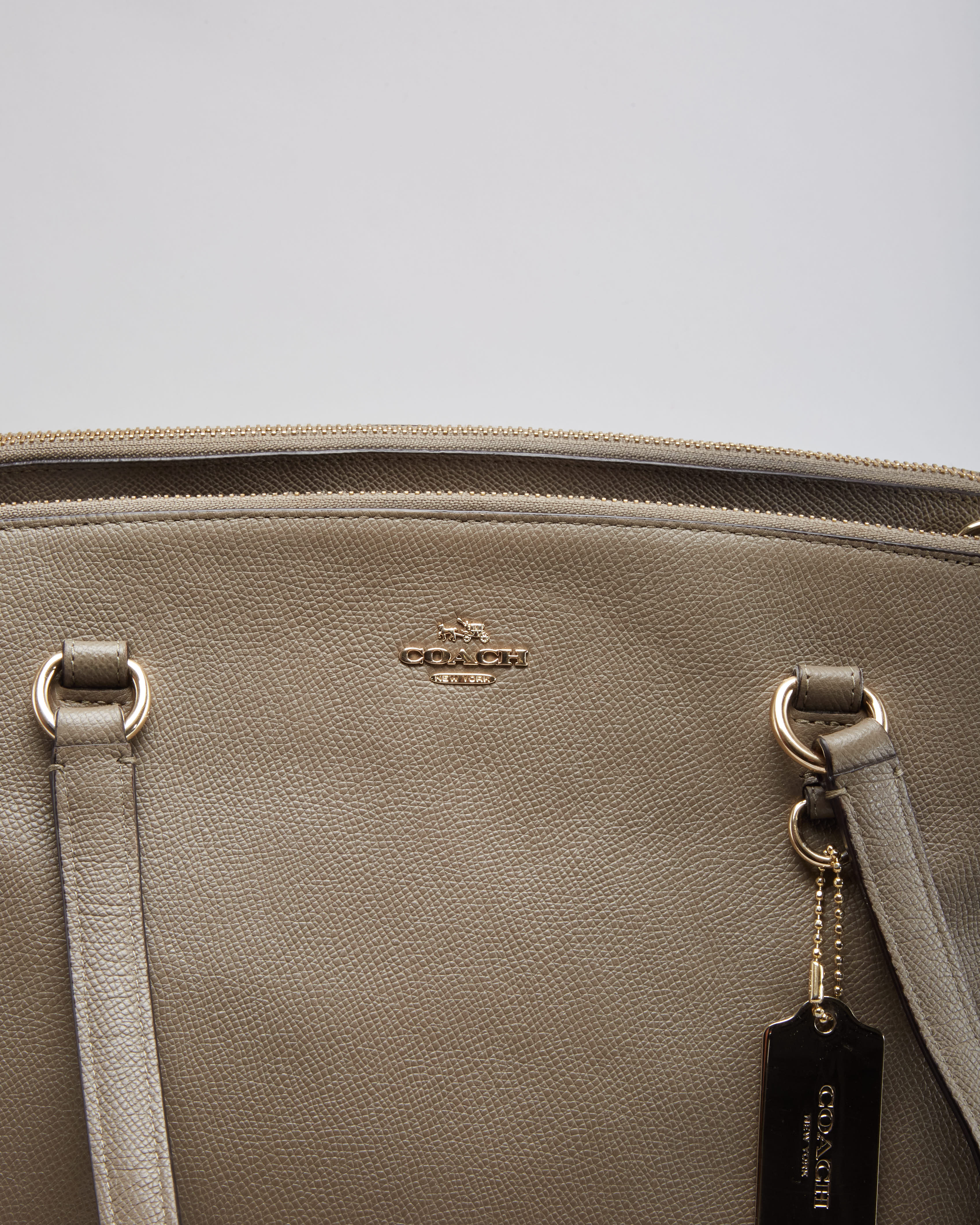 Coach Grey Handbag - One Size