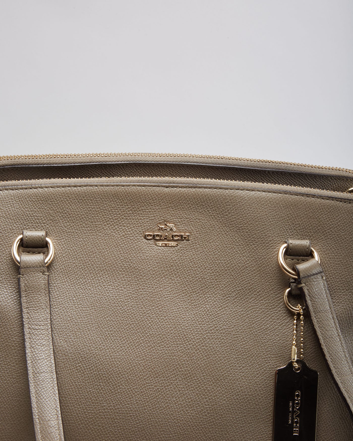 Coach Grey Handbag - One Size