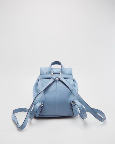 Coach Blue Leather Backpack - One Size