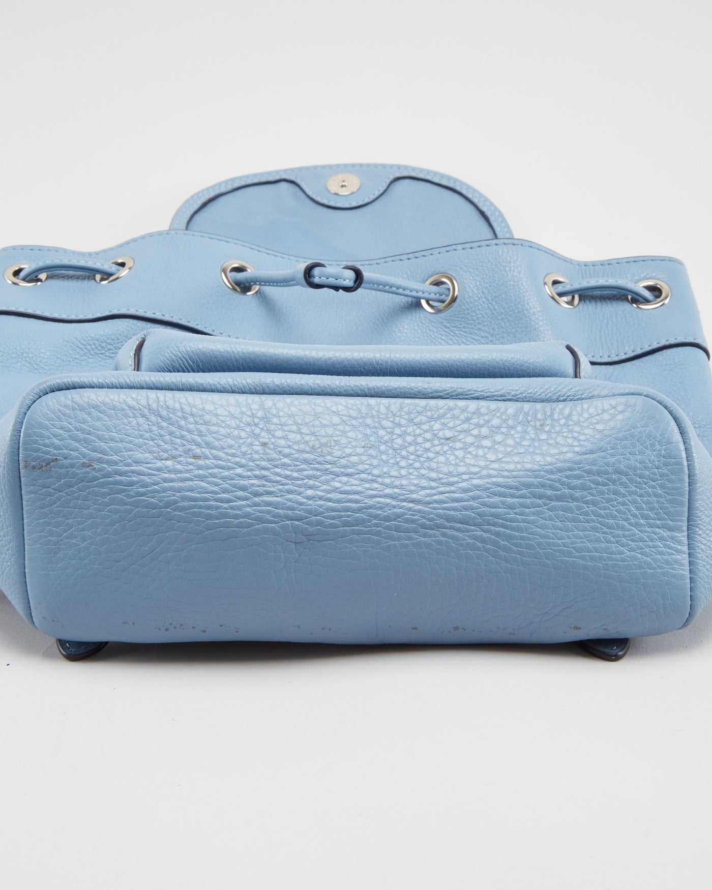 Coach Blue Leather Backpack - One Size
