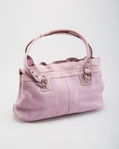 Coach Lilac Leather Handbag - One Size