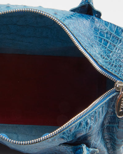 Y2K Furla Blue Leather Bag - One Size
