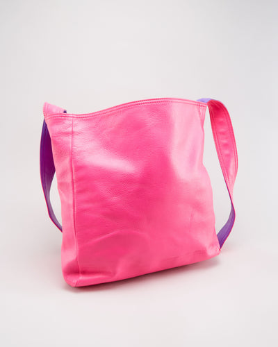 Marc Jacobs Pink And Purple Shoulder Bag - One Size