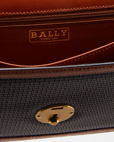 Vintage 1980s Bally Brown Clutch Bag - One Size