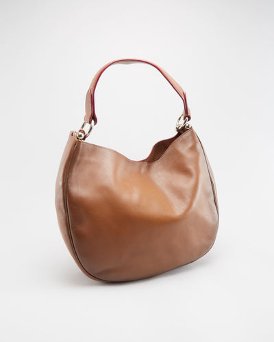 Coach Brown Leather Shoulder Bag - One Size