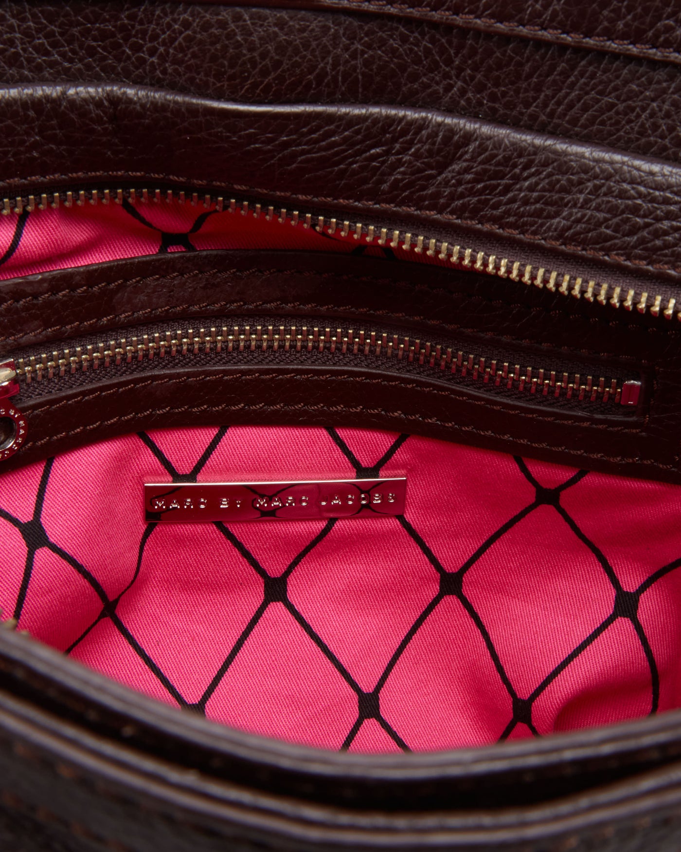 Marc Jacobs Brown Leather Handbag - One Size