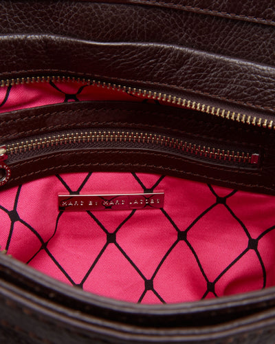 Marc Jacobs Brown Leather Handbag - One Size