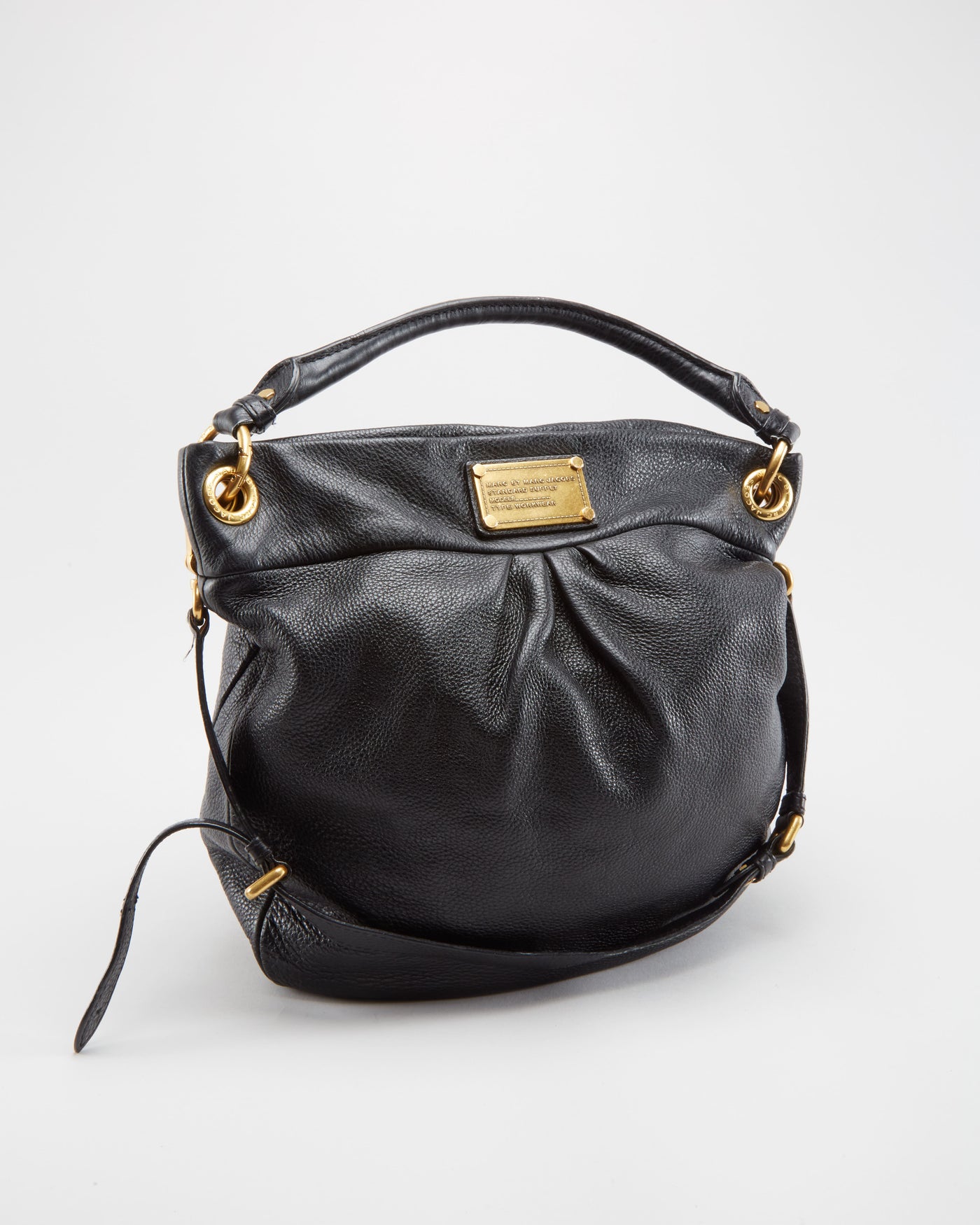 Marc Jacobs Black Leather Handbag - One Size