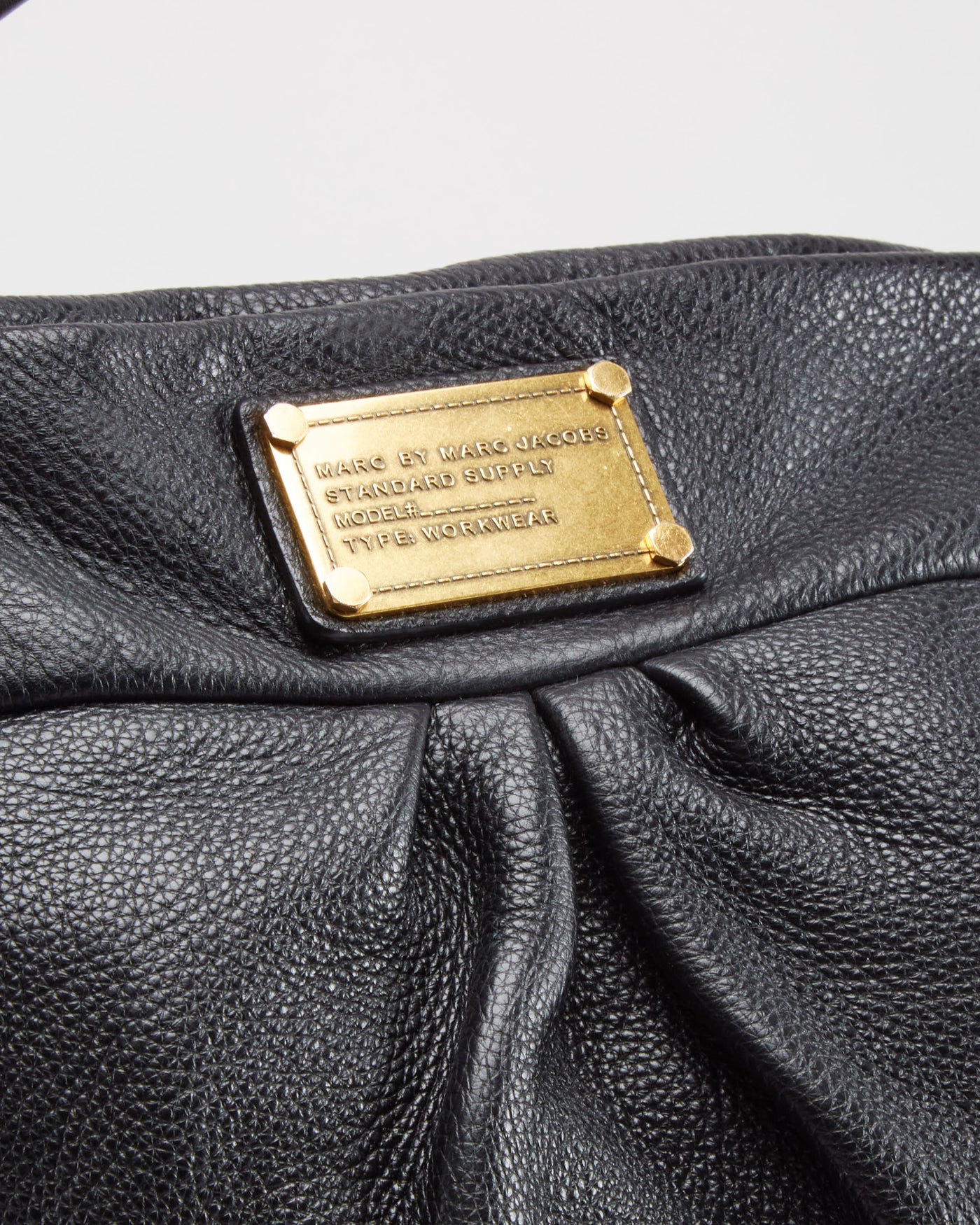 Marc Jacobs Black Leather Handbag - One Size