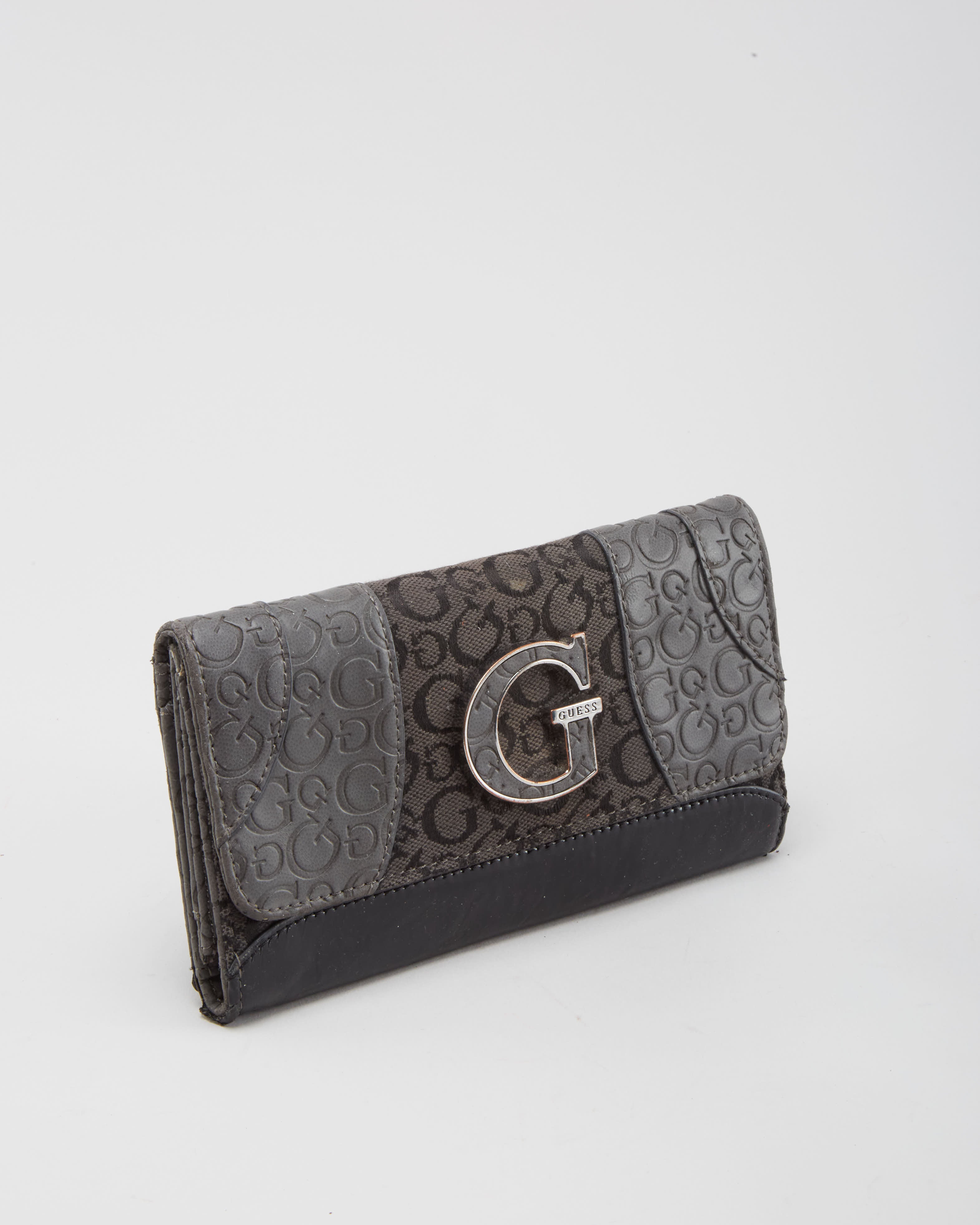 Y2K Guess Grey Wallet - One Size