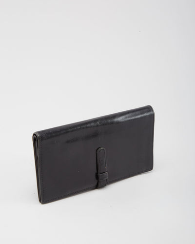 Coach Black Leather Wallet - One Size