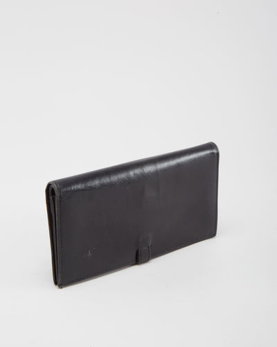 Coach Black Leather Wallet - One Size