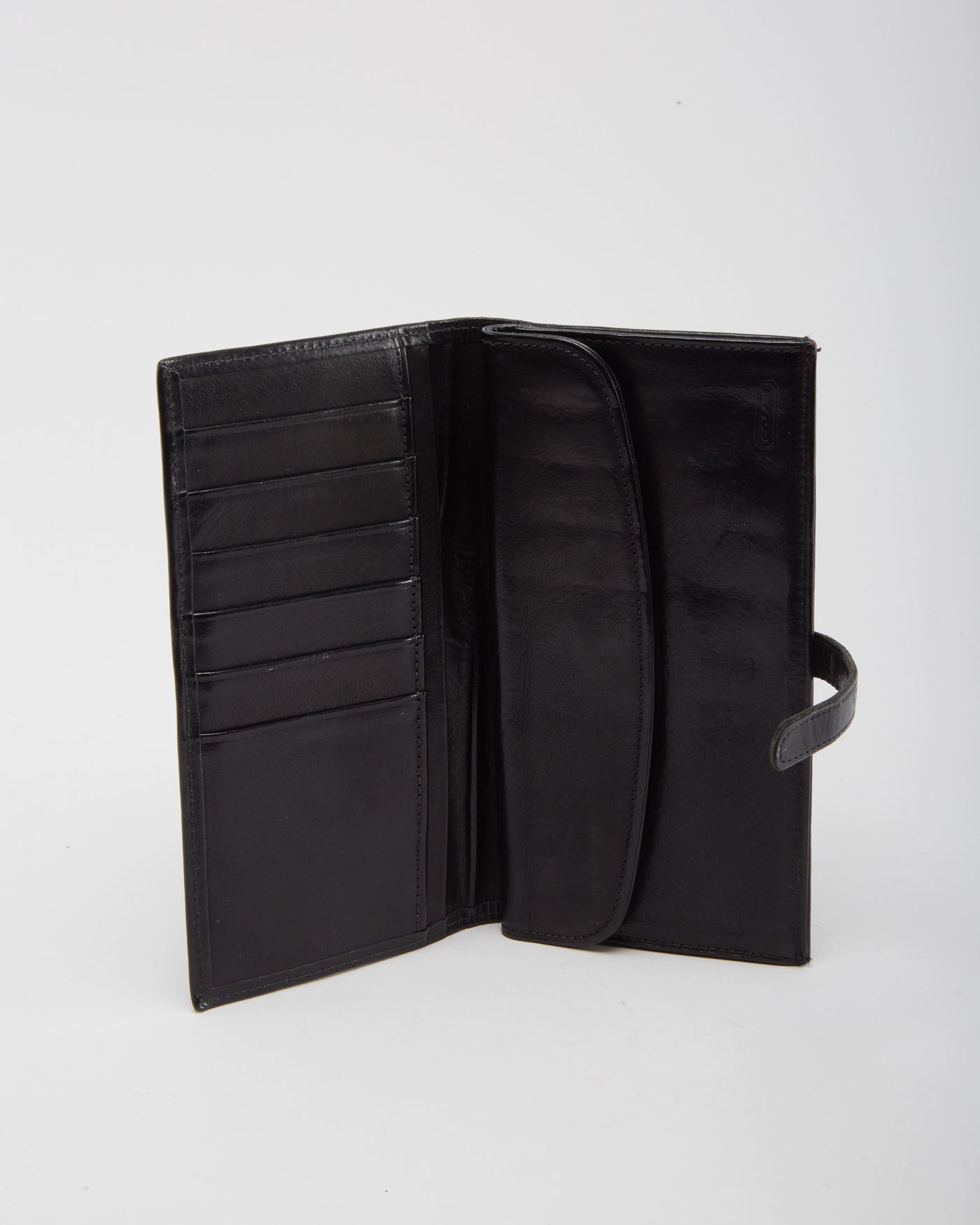 Coach Black Leather Wallet - One Size