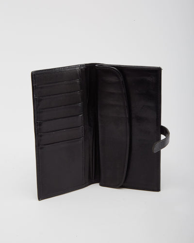 Coach Black Leather Wallet - One Size