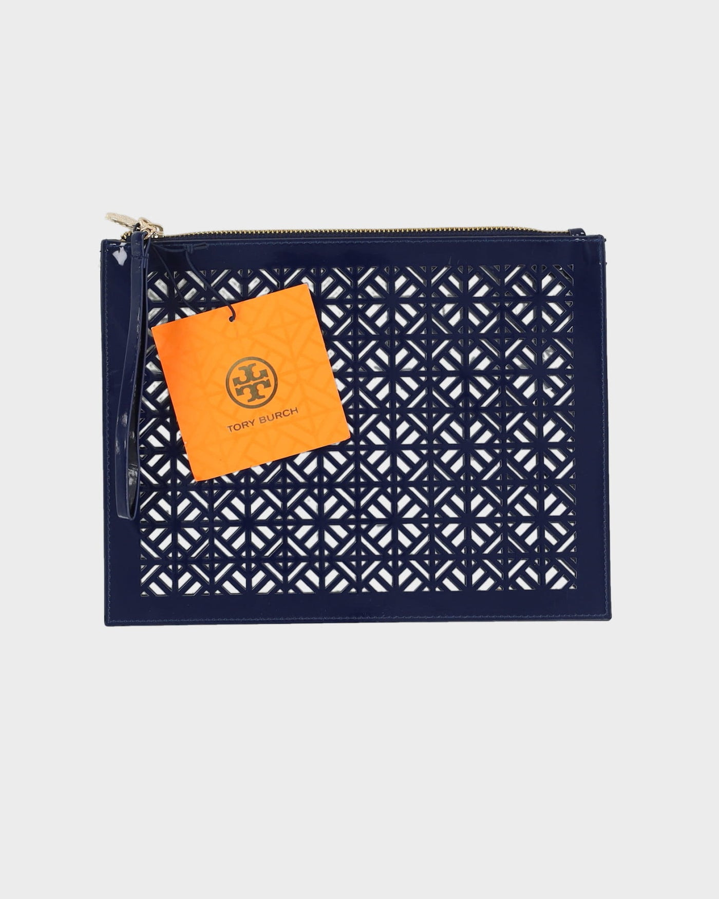 Toby Burch Blue Pochette with Tag
