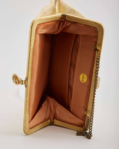 Glittered Gold Purse