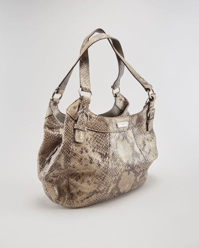 Coach Snake Skin Handbag