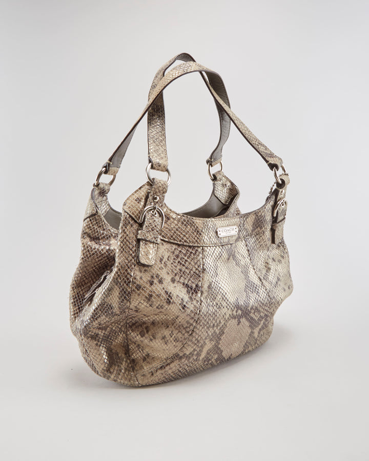 Coach Snake Skin Handbag