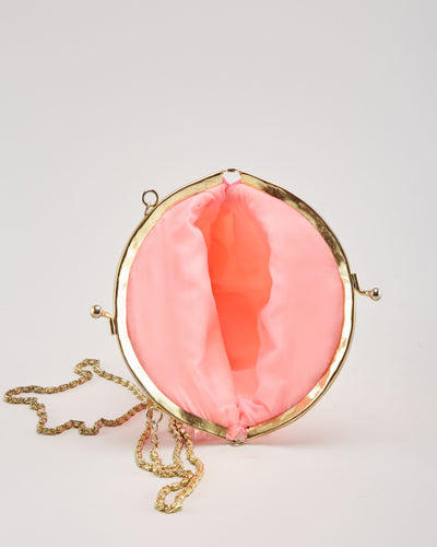 Beaded Pink Evening Bag