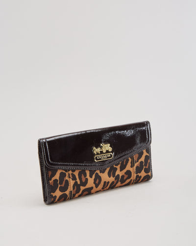 Coach Leopard Pattern Wallet
