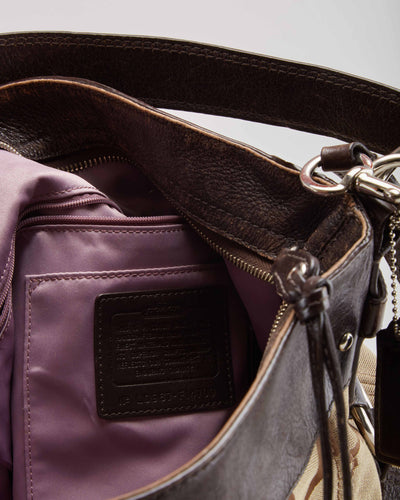 Y2K Coach Brown Shoulder Bag