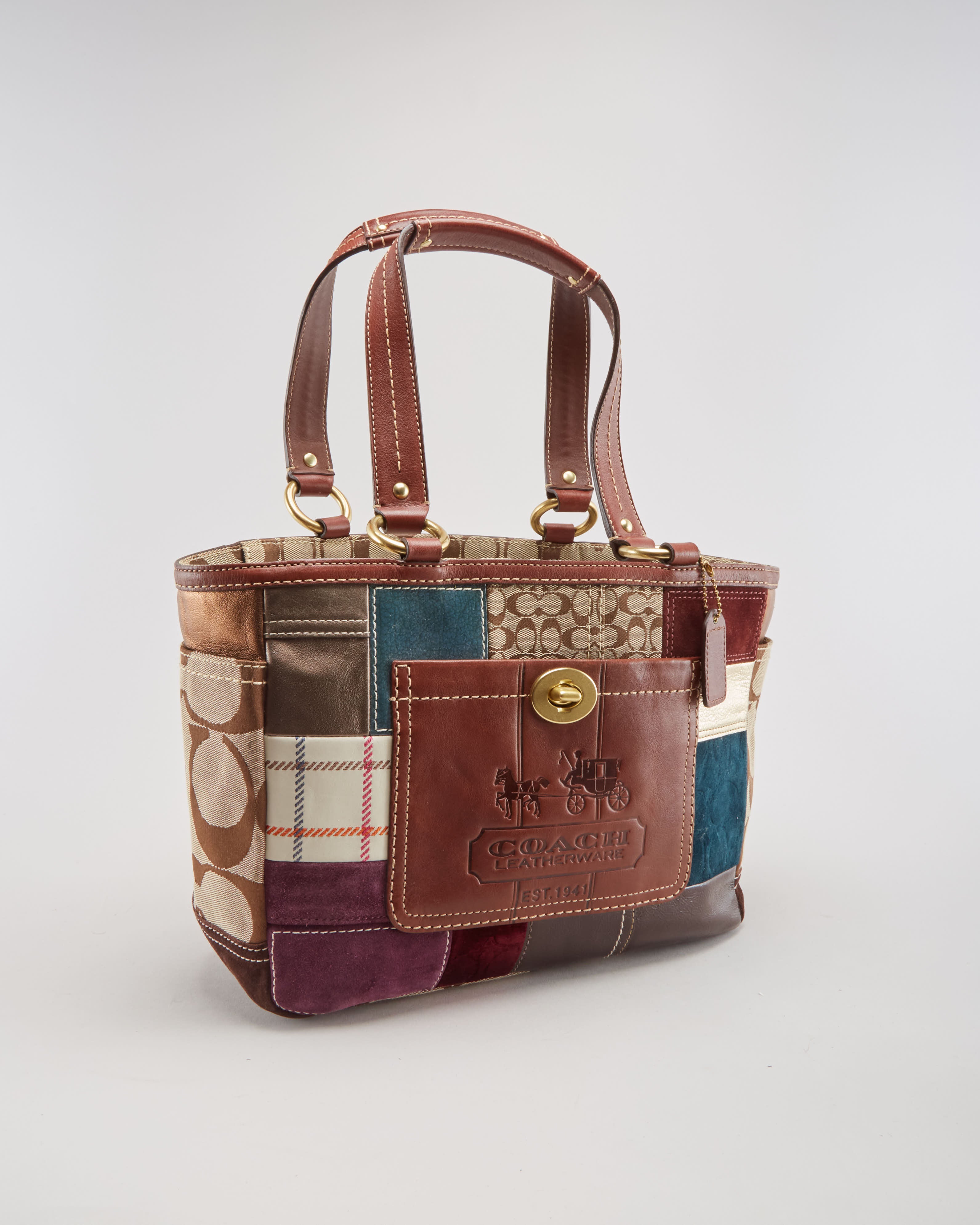 Coach Brown \ Multicoloured Shoulder Bag