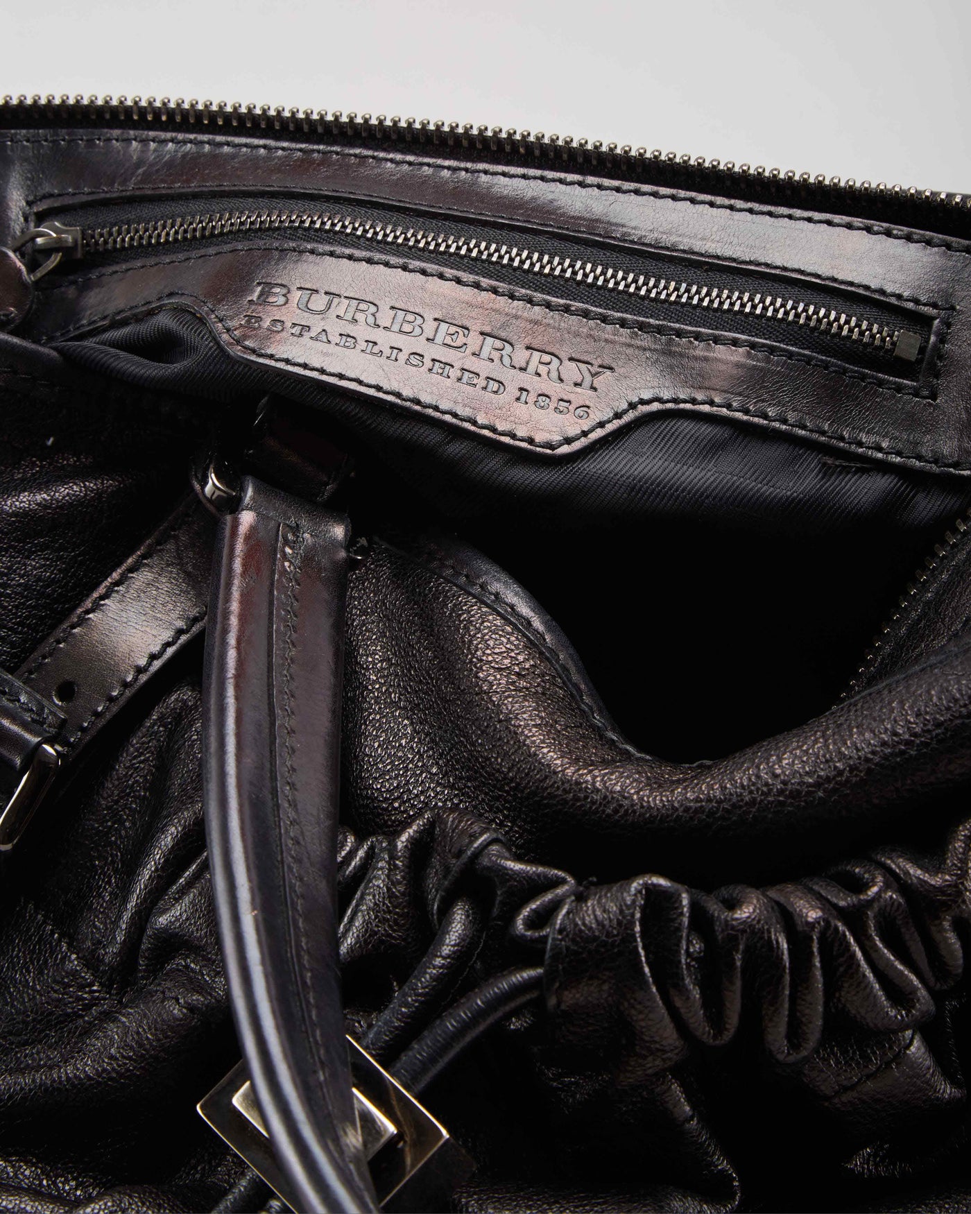 Burberry Black Leather Handbag
