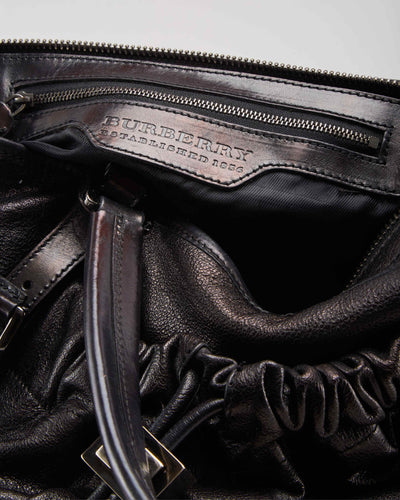 Burberry Black Leather Handbag