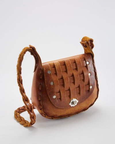 Vintage 1970s Leather Shoulder Bag