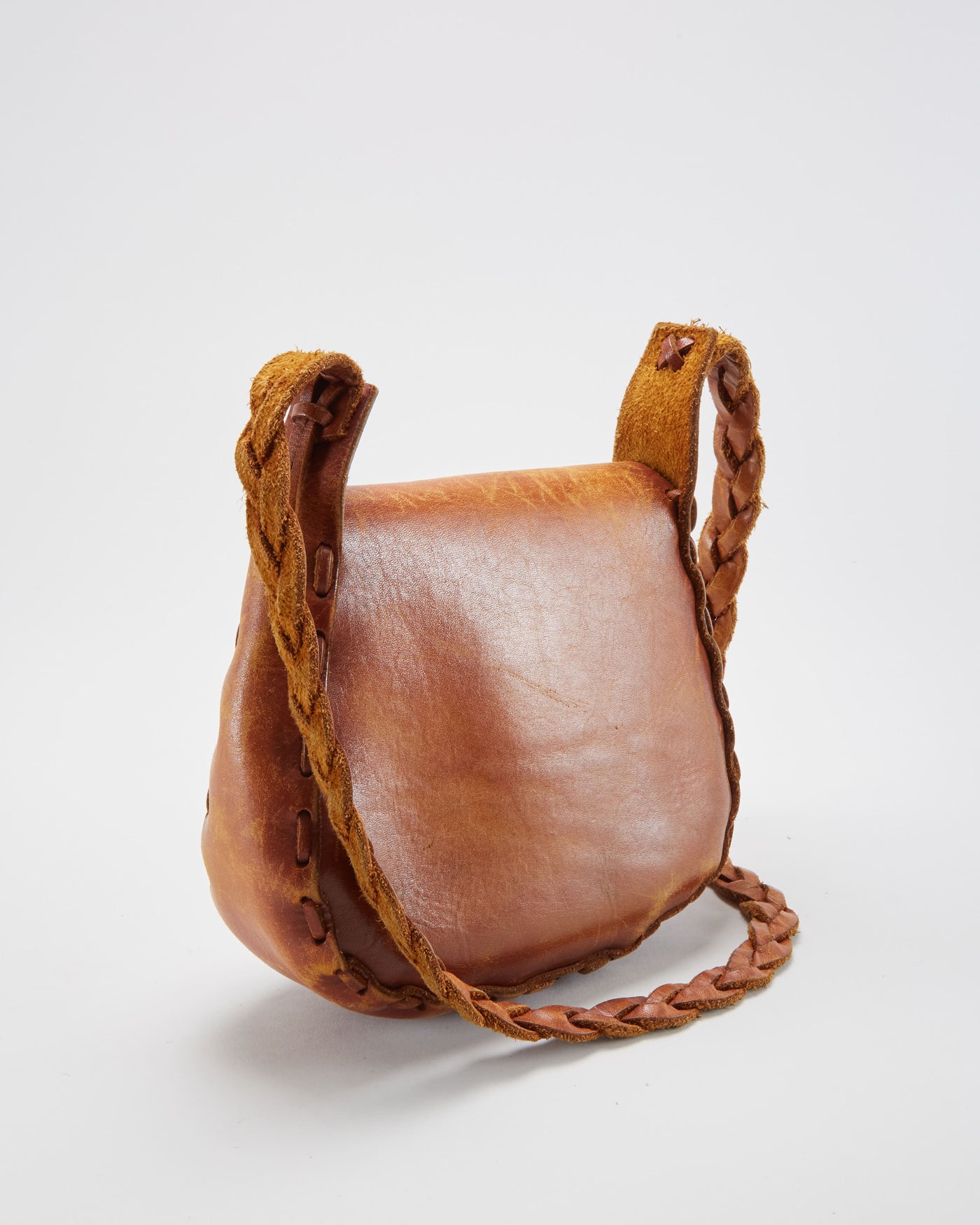 Vintage 1970s Leather Shoulder Bag