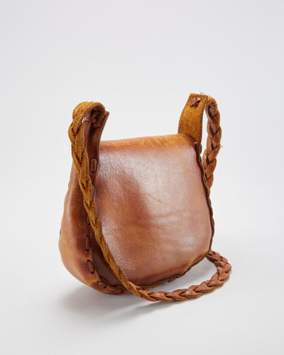 Vintage 1970s Leather Shoulder Bag
