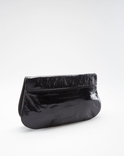 Tory Burch Black Leather Clutch